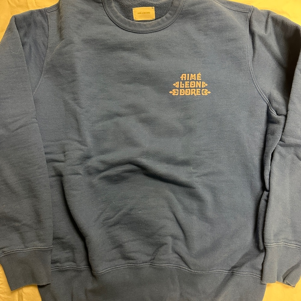 Aime Leon Dore Men's Crewneck in Slate Blue